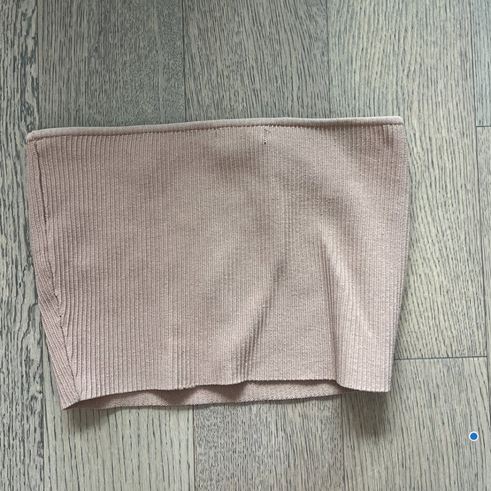 Kendall & Kylie beige tube top